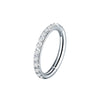 1pcs 6/8/10/12mm Steel Zircon Hoop Earrings for Women Cartilage Small Helix Piercing Tragus Piercing Jewelry - Image 11