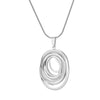 Hollow Geometric Oval Necklaces For Women Stainless Steel Gold Color Oval Pendant Necklace Party Christmas Jewelry Gift - Image 7