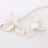 Large Metal Flower Enamel Petal Post Earrings For Women Jewelry Romantic Holiday Accessories Styles - Image 4