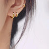Two-Piece Mini Hoop Piercing Earrings in Gold-Tone Silver-Tone or Rose Gold-Tone - Image 26