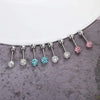 1-12 Pairs Shiny Zirconia Cartilage Stud Earring Tragus Helix Piercing Barbell Star Heart Ball Cartilage Earrings Set for Women - Image 4