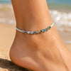 Stainless Steel Colorful Beaded Snake Chain Anklet for Women Bohemian Multicolor Round Bead Design Chain Jewelry Gift - Image 2