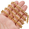 1 Meter Strong Durable Stainless Steel Square Thick Chain for The Production of Hip Hop Rock Gold Necklace Bracelet - Image 3