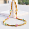 Colorful Stone Beads Chain Bohemia Stainless Steel Gold Color Metal Bracelets Jewelry Gift for Women - Image 28