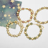 Chunky Fuchsia Crystal Star Bracelets for Women Gold Plated Pentagram Bracelets Dainty Jewelry Gifts - Image 2