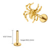 Titanium Spider Labret Lip Ring Tragus Cartilage Conch Flat Helix Stud Earring Halloween Piercing Jewelry - Image 17
