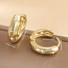 Silver Shining Zircon Earrings Women's Circle Spiral Star Shaped Earrings Elegant Jewelry Birthday Party Gifts - Image 3