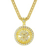 Men Gold Color Dollar Sign Necklaces with Cuban Chain,Hip Hop Money Dollar Pendant Collar, Music Festival Party Gifts Jewelry - Image 9