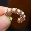 1Pcs CZ Cuff Earrings for Women Small C Shape Ear Cuff Colorful Rhinestone Clip Earrings Crystal Earcuff Without Piercing - Image 6