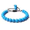 8MM Stone Bead Braid Bracelets Minimalist Carnelian Agates Jades Gem Woven Bangle Jewelry Gift For Women Men - Image 31