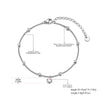 Stainless Steel Gold Plated Stylish Anklet for Women Cubic Zirconia Chain Summer Jewelry - Image 2