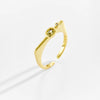 Dplaopa Silver Colorful Geometric Zircon CZ Open Adjustable Ring Party Women Jewelry Gift - Image 6