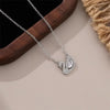 Imitation Pearl Necklace with Heart Pendant - Image 7