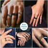 Wolf Head Signet Rings for Men Women Stainless Steel Norse Viking Ring Size 7/8/9/10/11/12/13/14 - Image 4