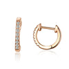 Silver Cubic Zirconia Ear Cuffs Gold Plated Cartilage Hoop Huggie Earrings for Women Stackable Jewelry - Image 10