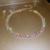 Colorful Rhinestone Choker Necklace with Multiple Color Options - Image 8