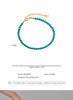 Modian 925 Sterling Silver Vintage Classic Round Turquoise Bracelet Trendy Link Chain Fine Jewelry For Women Birthday Gifts