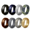 1pc 8mm Sports Rings Flexible Mens Wedding Rubber Bands Silicone Finger Ring For Men 7-14 Size - Image 2