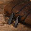 Mens Stylish Geometric Rectangle Pendant Necklace,Stainless Steel Length Adjustable Box Chain, Male Jewelry Gift - Image 8