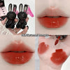 Gege Bear Pink Rabbit Velvet Matte Lip Cream Black Rabbit Water light lip glaze matte mirror pendant lipstick lip gloss - Image 8