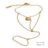 Stainless Steel Zircon Beads Back of Hand Chain Finger Bracelet Chic Sexy Jewelry Gift - Image 14