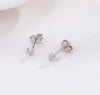 Open Heart Hoop Earrings in Gold Tone or Silver Tone - Image 7