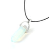 Hexagonal Column Quartz Necklaces Turquoises Pink Crystal Pendent Necklace For Women Chain Stone Choker Jewelry - Image 25