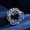 Romantic Purple Zircon Butterfly Brooches for Women Clothes Accessori Bow Dragonfly Ginkgo Leaf Broche Decorativo De Ropa - Image 25
