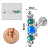 1PC 316L Surgical Steel 16G Cz Labret Lip Ring Crystal Cluster Stud Earrings Ear Cartilage Tragus Helix Daith Piercing Jewelry - Image 18