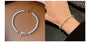 Rhinestone Accent Stainless Steel Bracelet in Multiple Styles - Image 30
