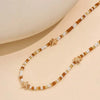 Bohemian Starfish Pearl Choker Necklace for Women Girl Creative Crystal Handmade Beaded Necklaces Beach Jewelry Gift - Image 3