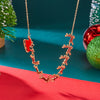 Christmas Tree Snowman Cane Wreath Snowflake Reindeer Sleigh Bell Pendant Necklace For Women Men Holiday Choker Jewelry Gifts - Image 2