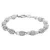 Silver Flower Beads Charm Bracelets For Women Hollow Ball Silver Bracelet Adjustable Wedding Party Jewelry Gifts - Image 5
