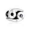 Silver Charms Beads 12 Zodiac A-Z Letters Virgo Aries Fit Bracelets Necklaces Jewelry For Women - Image 37