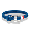 Nautical Bracelets for Men Double Strand Surfer Rope Bracelet Stainless Steel Anchor Shackle Handmade Ideal Gift for Son - Image 14