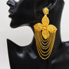 Bohemia Long Tassels Earrings African Dubai Gold Color Drop Earrings For Women Pendant Stud Earrings Wedding Jewellery Gifts - Image 2