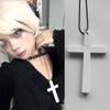 Wooden Cross Pendant Necklace with Alloy Chain and 71 cm Length - Image 3