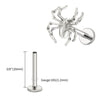 Titanium Spider Labret Lip Ring Tragus Cartilage Conch Flat Helix Stud Earring Halloween Piercing Jewelry - Image 12