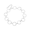 Silver Anklets Bracelet Simple Round Pendant Foot Anklet Chain Women Ankle Bracelet Foot Jewelry - Image 7