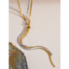 Stainless Steel Flat Snake Chain Long Adjustable Necklace Stylish Daily Minimalist Jewelry - Image 2
