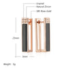 Rose Gold Color White Enamel Drop Earrings For Women Girl Wedding Party Zircon Eardrop Jewelry - Image 2