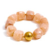 Acrylic Square Beads Chain Necklace Bracelet Bangle Stainless Steel Handmade Jewelry Green Khaki Pink Amber - Image 30