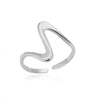 Stainless Steel Rings for Women Open Gold Color Ring Wedding Couple Band Jewelry Gifts Items - Image 10