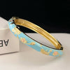 Enamel Chinese Cloisonne Bracelet Traditional Chinese Peony Filigree Flower Bangle Ethnic Vintage Women's Hand Bracelet - Image 14