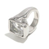 La. Muses Shiny Round Zircon Irregular Stainless Steel Women's Ring Pvd Gold Plated Jewelry Accessories - Image 14