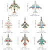 Classic Aircraft Model Fighter Jet Shaped Enamel Pins Funny B2 Bomber Design Golden Brooches - Image 6