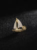 Small Sailboat Brooch Pins for Women Men Unisex Rhineston Zircon Lapel Pins Successful Badge Party Suit Jewelry Gifts - Image 5