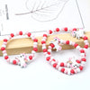 Cartoon Colorful Wooden Unicorn Flower Animal Child Sweater Necklace Bracelet Girl's Gifts Children's Jewelry 2pc - Image 21