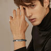 6.3mm Vintage Bracelets for Men, Double Layer Cuban Chain, Franco Foxtail Chain Bracelet, Retro Srainless Steel Wristband - Image 2