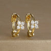 Silver Crystal Zirconia Hoop Earrings for Women Vintage Simple Round Ring Circle Earrings Punk Jewelry Party Gifts - Image 9